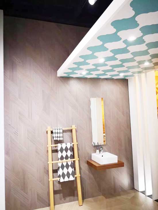 ốp ván gỗ cho spa
